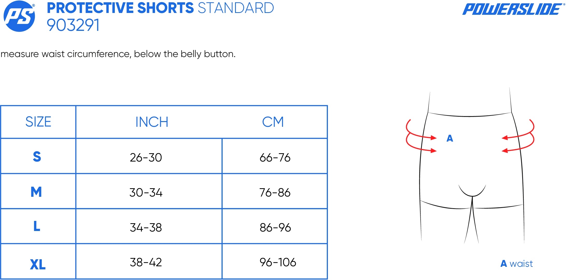 OCHRANIACZE POWERSLIDE STANDARD PROTECTIVE SHORTS