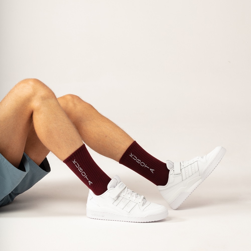 SKARPETY KUBOTA SPORT 3 BURGUNDOWO-NIEBIESKIE