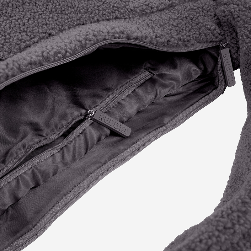 TORBA KUBOTA SHOPPER Z POLARU CUSHY GRAFITOWA