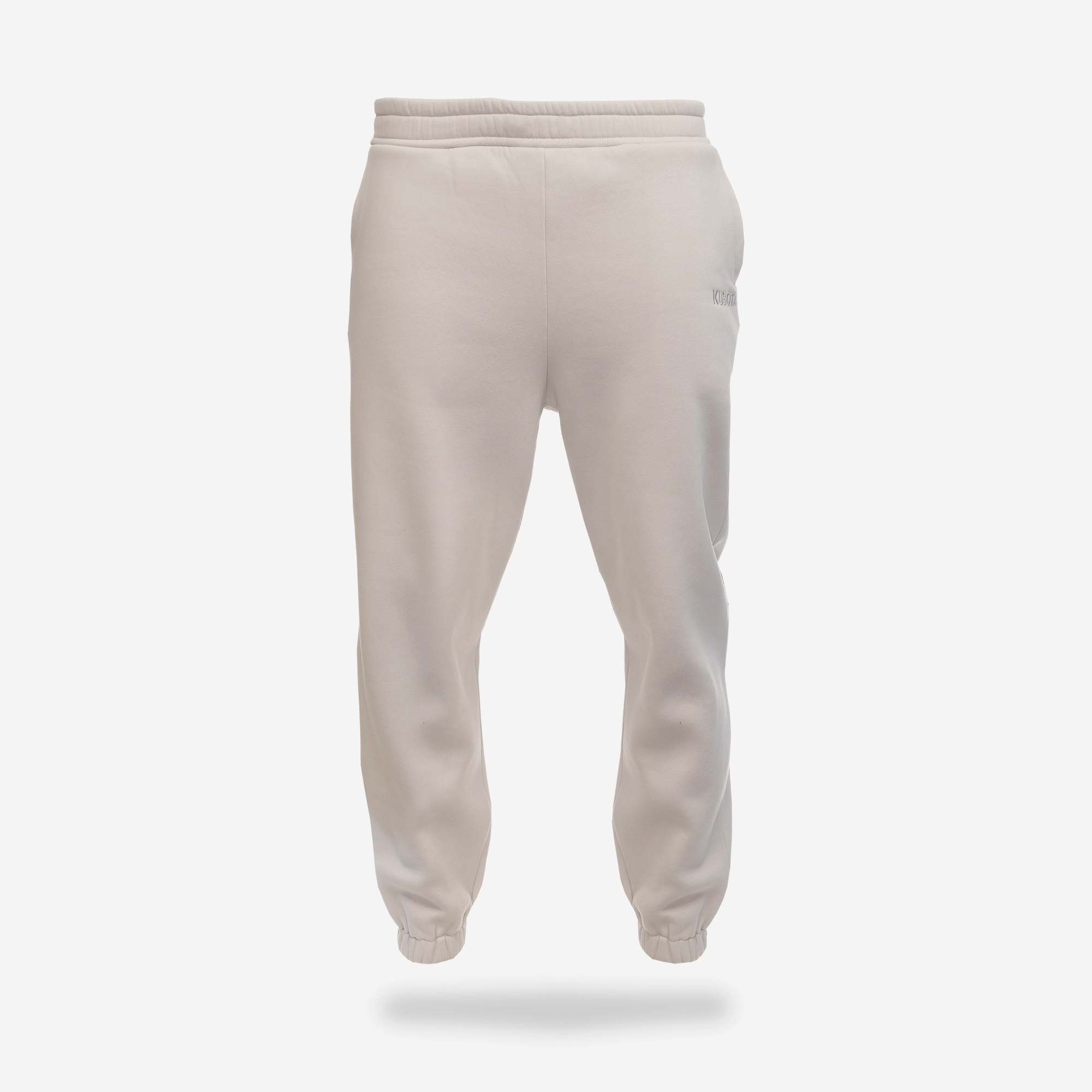 SPODNIE KUBOTA JOGGERY DRESOWE UNISEX BEŻOWE