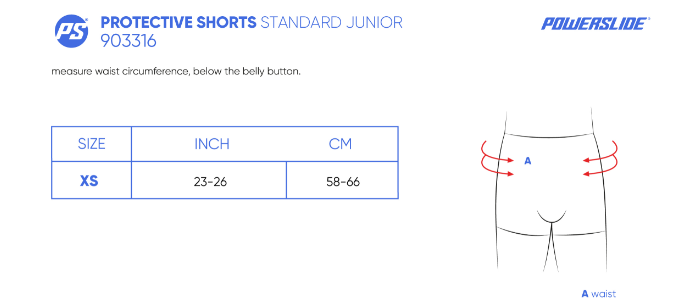 OCHRANIACZE POWERSLIDE STANDARD PROTECTIVE SHORTS JUNIOR
