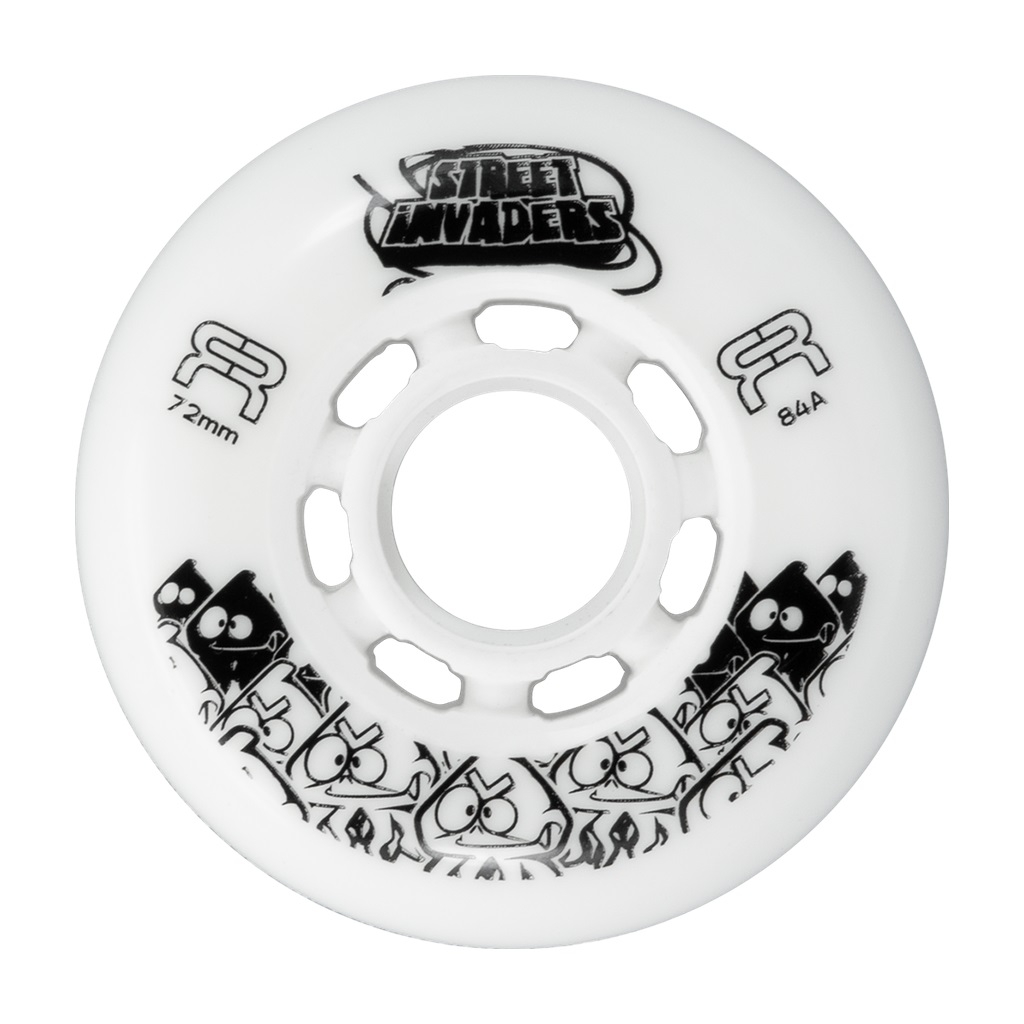 KOŁA FR SKATES STREET INVADERS WHITE 72MM / 84A X1