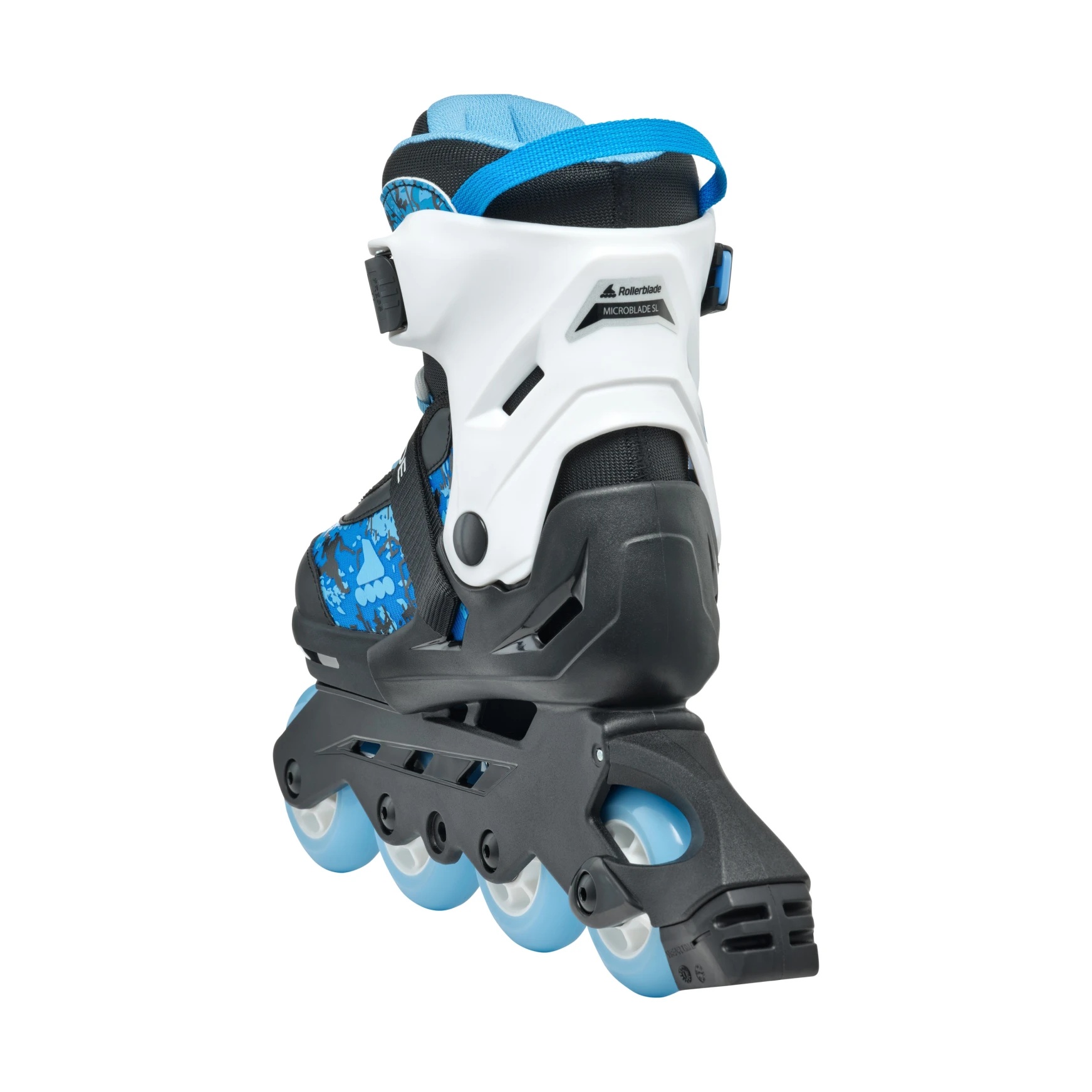 ROLKI ROLLERBLADE MICROBLADE SL BLACK / SKY BLUE - ROLKI JUNIORSKIE REGULOWANE