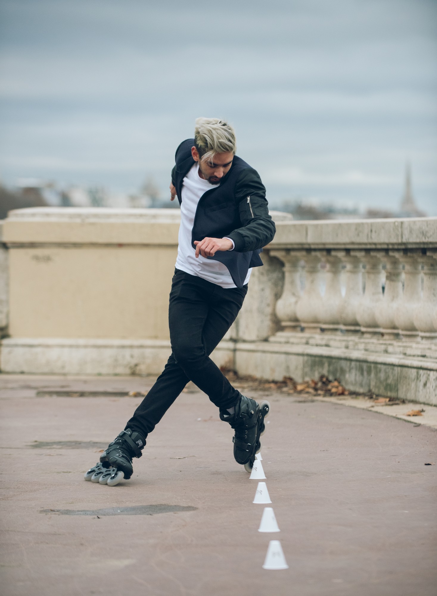 ROLKI FR SKATES SPIN 80 BLACK