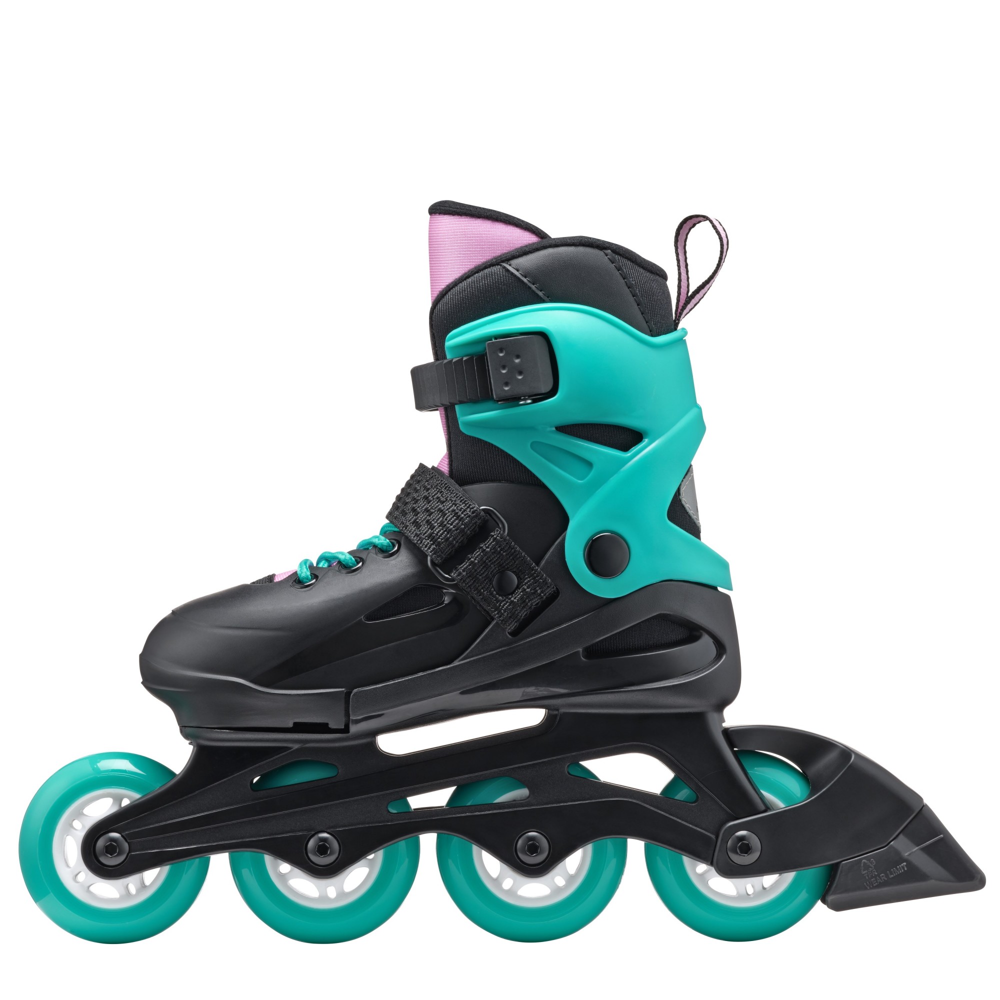 ROLKI ROLLERBLADE FURY G BLACK/SEA GREEN - ROLKI JUNIORSKIE REGULOWANE