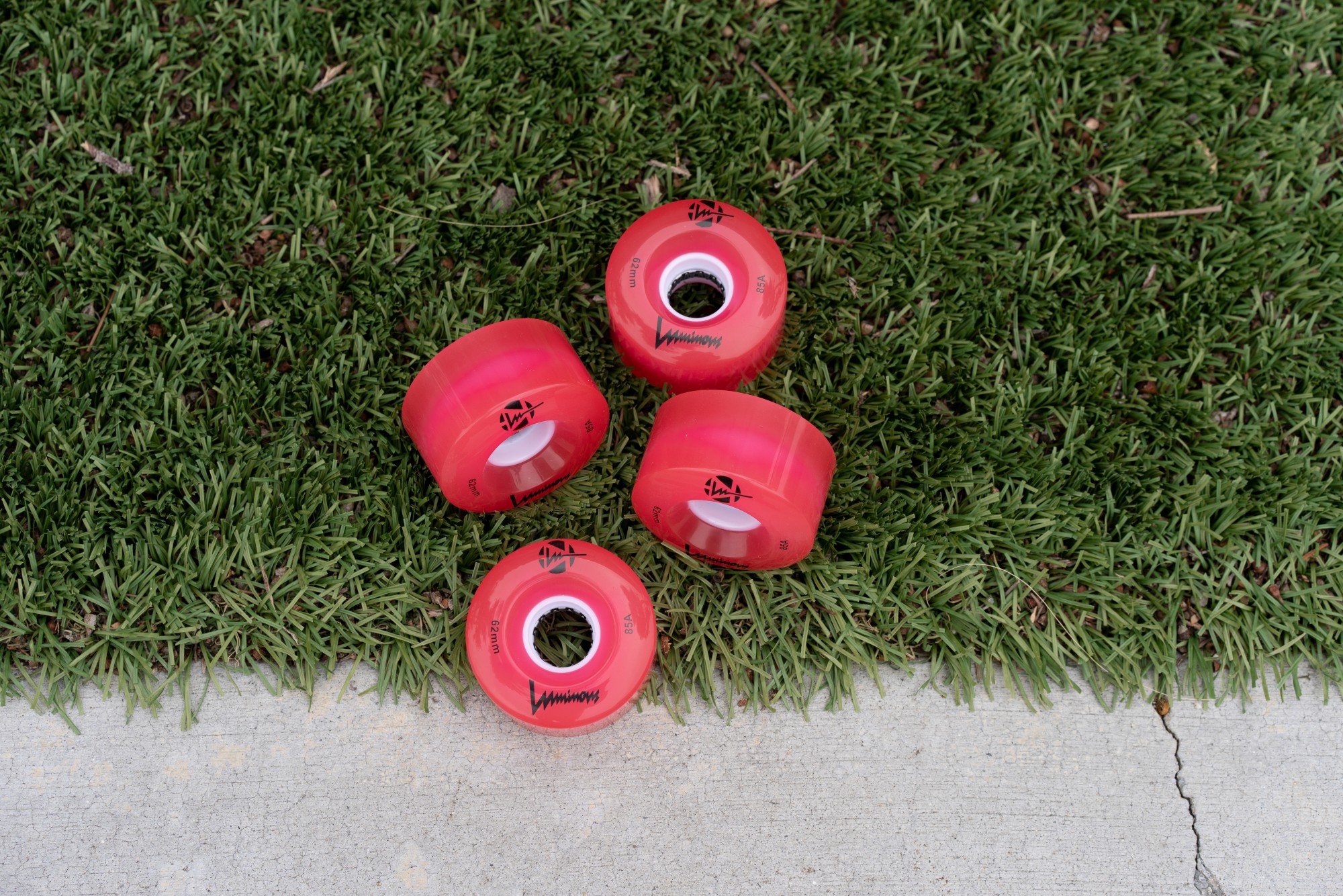 KOŁA LUMINOUS QUAD ŚWIECĄCE DO WROTEK PINK 62 MM / 85A X1