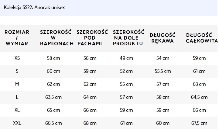 KUBOTA KURTKA ANORAK UNISEX BEŻOWA