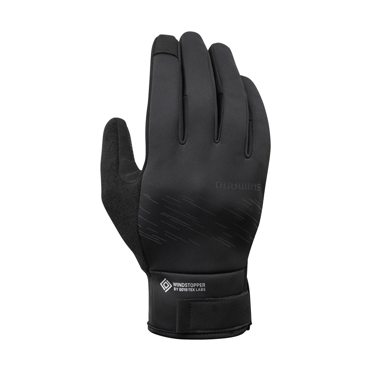 RĘKAWICZKI SHIMANO OCIEPLANE WINDSTOPPER® INSULATED BLACK
