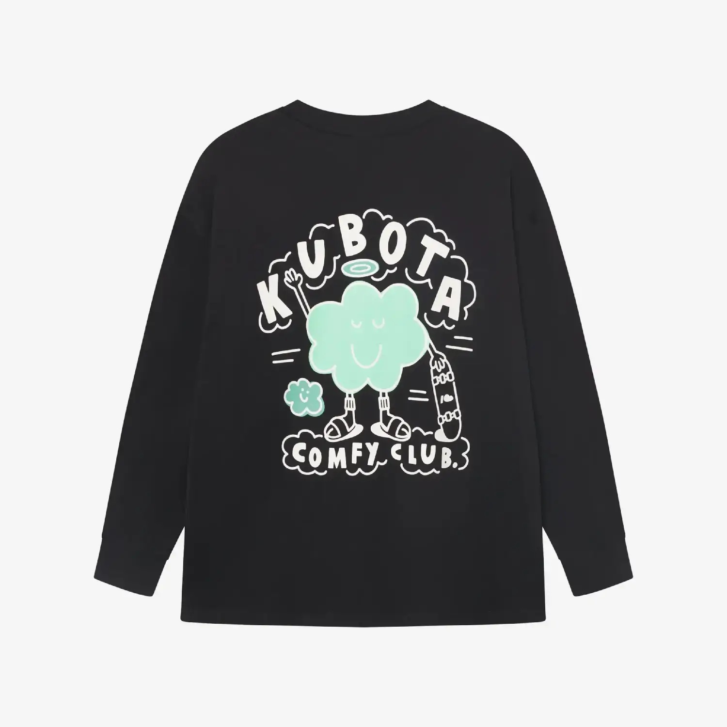 KUBOTA LONGSLEEVE BAWEŁNIANY COMFY CLUB CZARNY