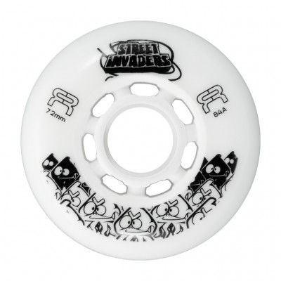 KOŁA FR SKATES STREET INVADERS WHITE 72MM / 84A X1