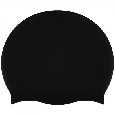 CZEPEK PŁYWACKI SILIKONOWY MONOCAP AQUA SPORT CZARNY