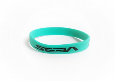OPASKA SEBA SKATES WRIST BAND BRACELET SILIKONKI GUMKI LIGHT BLUE