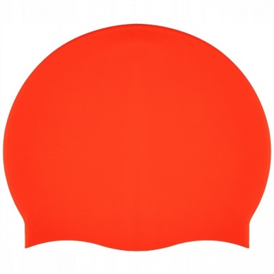 CZEPEK PŁYWACKI SILIKONOWY MONOCAP AQUA SPORT RED