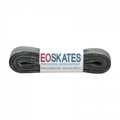 SZNURÓWKI WOSKOWANE EO SKATES LACES 160CM GREY