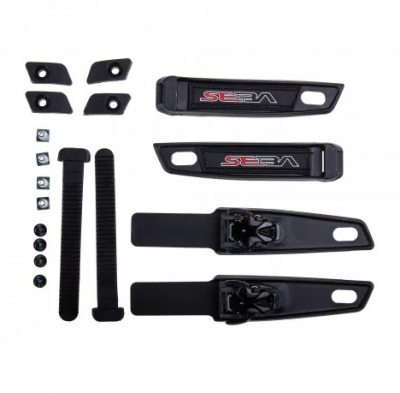 KLAMRA / KLAMRY 45 STOPNI SEBA HIGH DOUBLE STRAP L+R BLACK