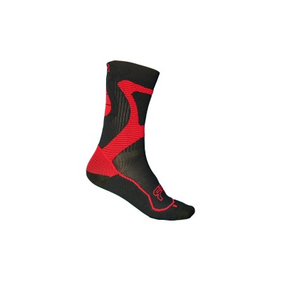 SKARPETY DO ROLEK FR NANO SPORT SOCKS BLACK/RED