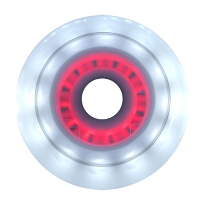 KOŁA LUMINOUS LED DUO WHITE RED 110MM / 85A X1