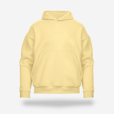 KUBOTA BLUZA BASIC UNISEX Z KAPTUREM ŻÓŁTA