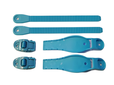 KLAMRA / KLAMRY FR SKATES EZX MIDDLE BUCKLE STRAP BLUE x1 PAIR