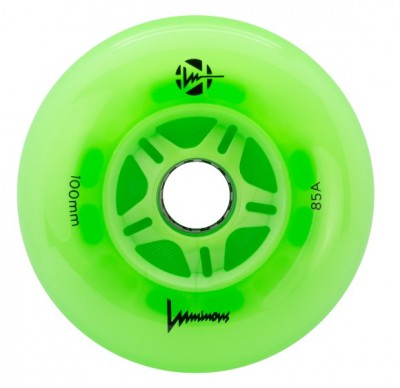 KOŁA LUMINOUS GREEN APPLE GLOW GREEN LED 100MM / 85A X3