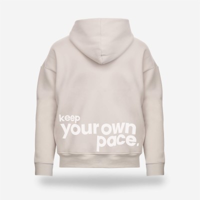 KUBOTA BLUZA OVERSIZE UNISEX Z KAPTUREM BEŻOWA