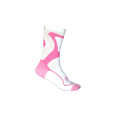 SKARPETY DO ROLEK FR NANO SPORT SOCKS WHITE/PINK