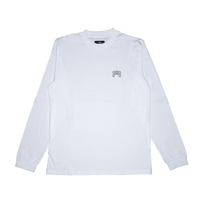 KOSZULKA FR SKATES LOGO LONGSLEEVE DŁUGI RĘKAW WHITE